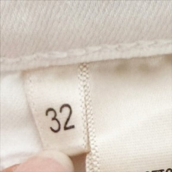 L'agence Jeans Women's 32 White Alexia High Rise Straight Leg Stretch - Picture 9 of 11